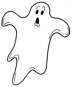 Free black and white ghost clip art – ciij