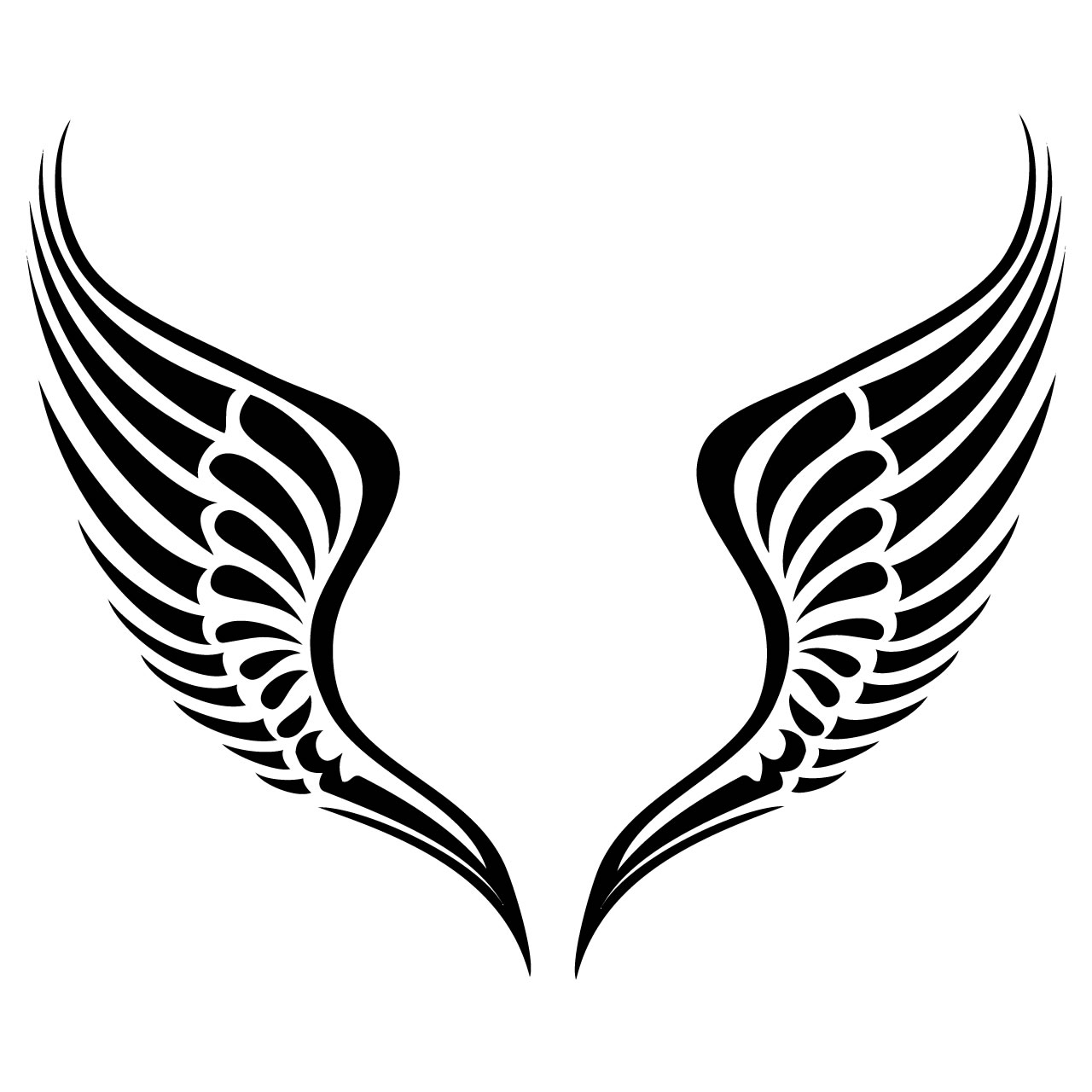 Flying Angel Wing Clipart