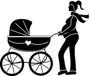 Women Baby Cliparts