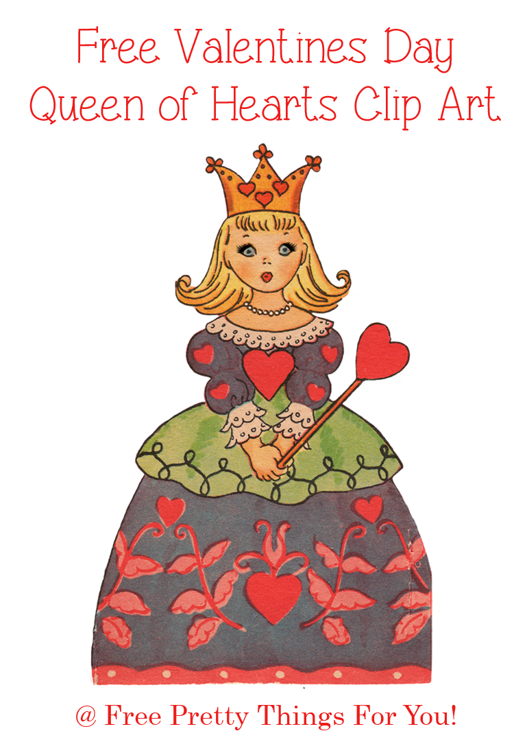 queen of hearts clip art - Clip Art Library