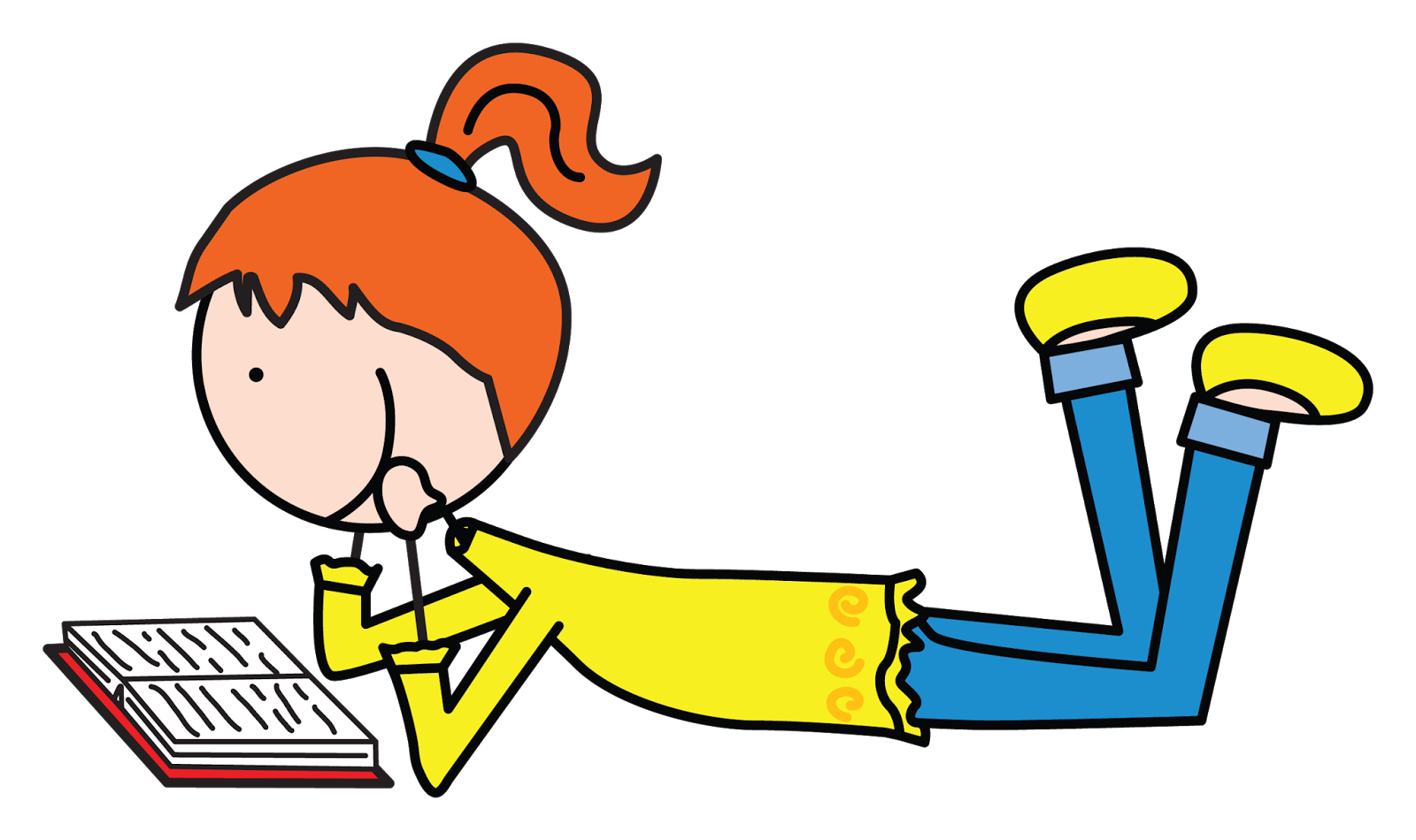 No reading clipart