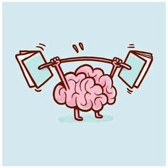 Strong brain clipart