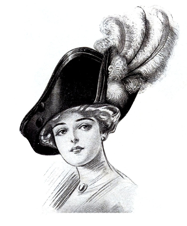 Vintage Ladies Hats Clip Art Library