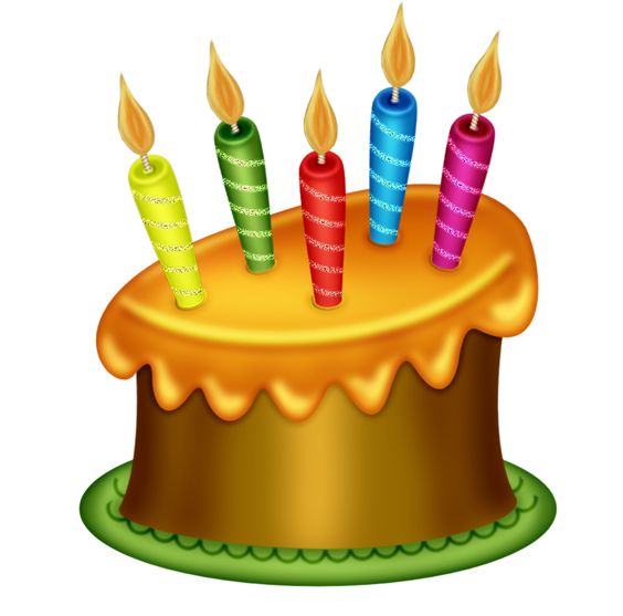 Happy birthday cake clip art png 12