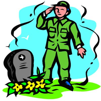 Cartoon Salute Cliparts