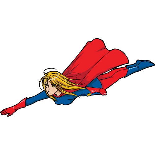 Supergirl Superwoman Cliparts