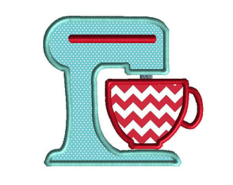 Electric Stand Mixer Clipart