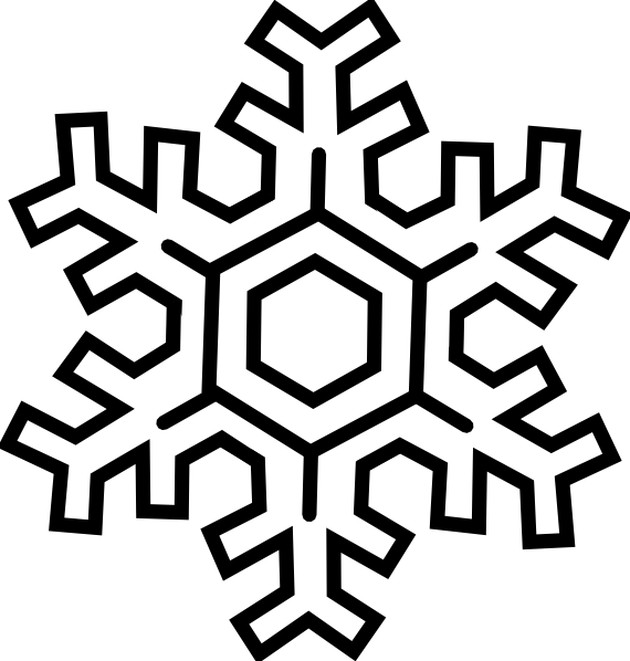 Snow Clip Art Black and White – Clipart Free Download