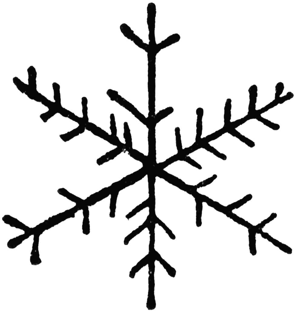 easy simple snowflake clipart - Clip Art Library