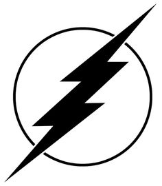 The flash logo clipart