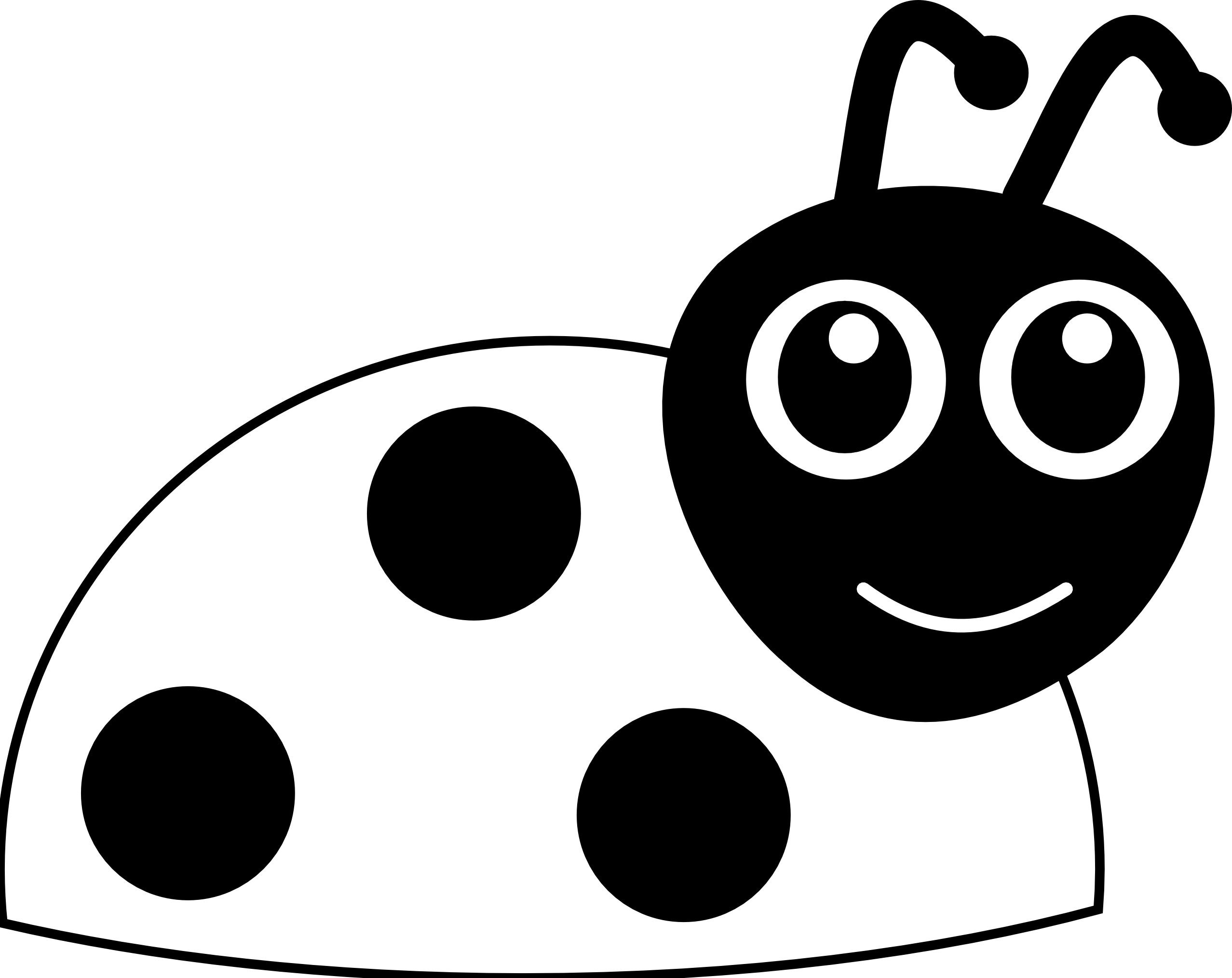 Flying Ladybug Cliparts