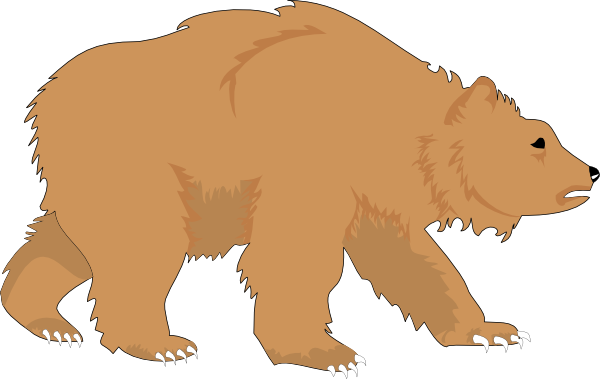 Brown bears clip art
