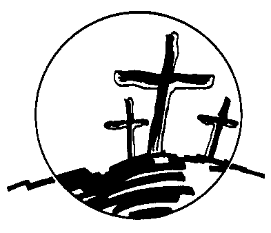 Easter sun cross clipart black and white