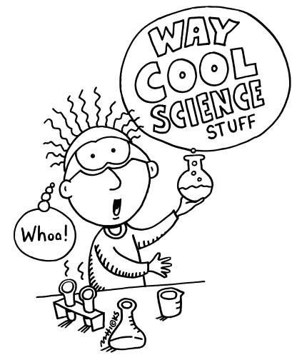 Free Black And White Science Clipart