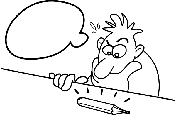 Person Thinking Clipart