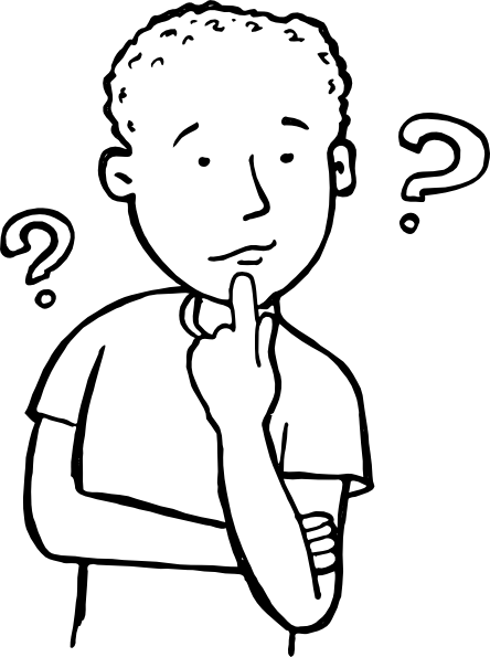Person Thinking Clipart