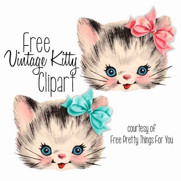 free cat birthday clipart