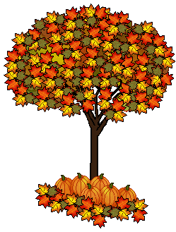 Autumn School Cliparts