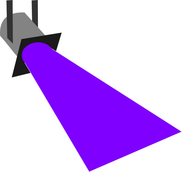 Standing Spotlight Clipart