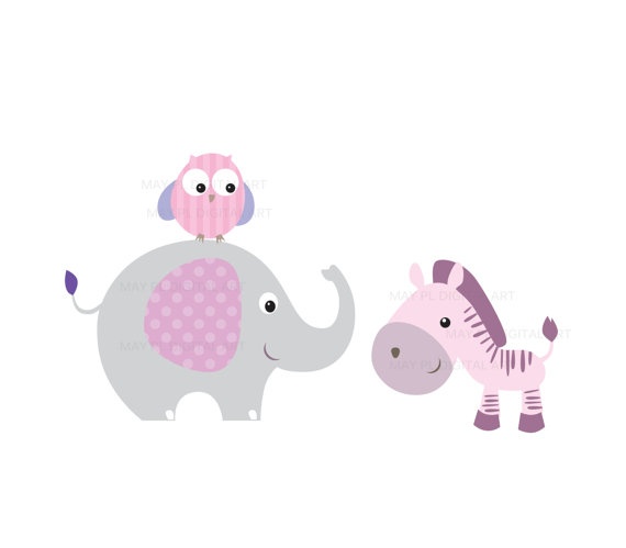 Cute Baby Shower Clipart