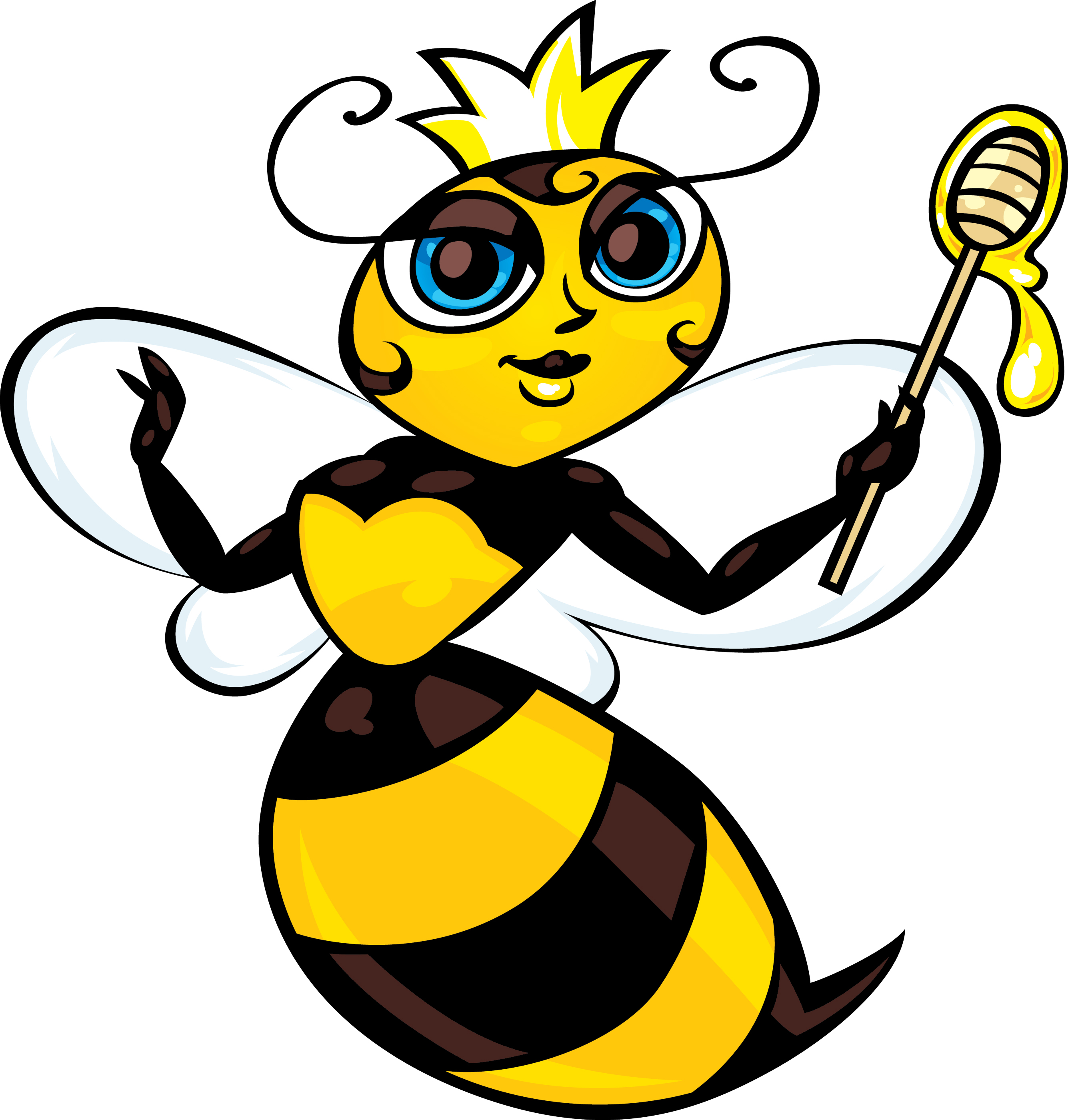 Animated Queen Bee Image