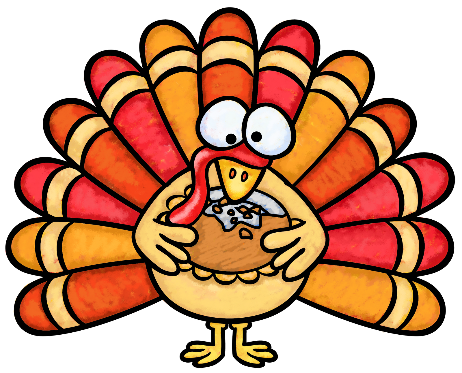 Happy Thanksgiving English To Spanish Clip Art Library