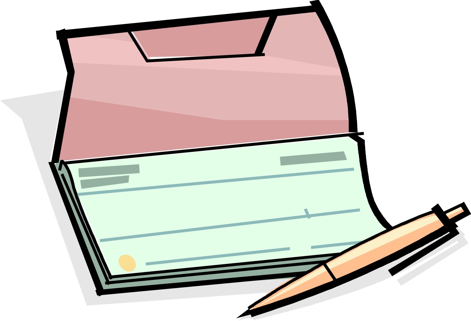 blank check clipart