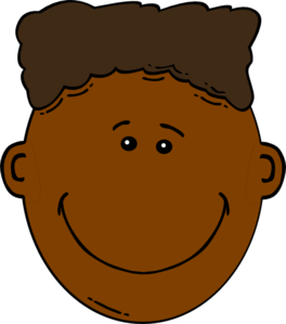 Black Boy With Flattop Clip Art at Clker
