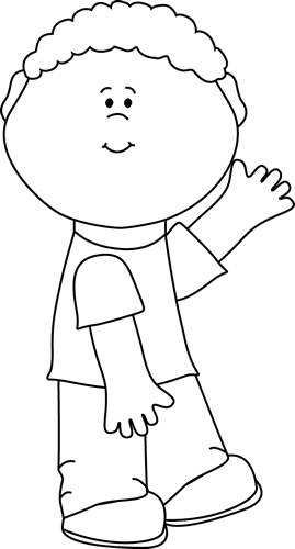 White Boy And Black Clipart