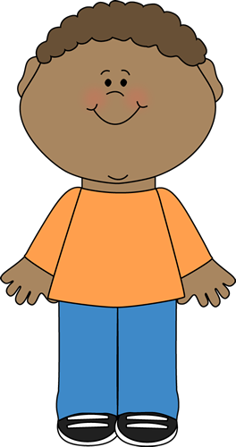Little black boy clipart