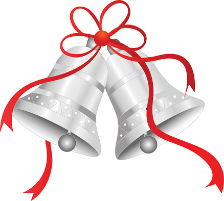 Christmas Silver Bell Transparent PNG Clip Art​