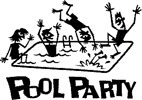Pool Black And White Clipart