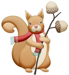 Squirrel Animal Cliparts