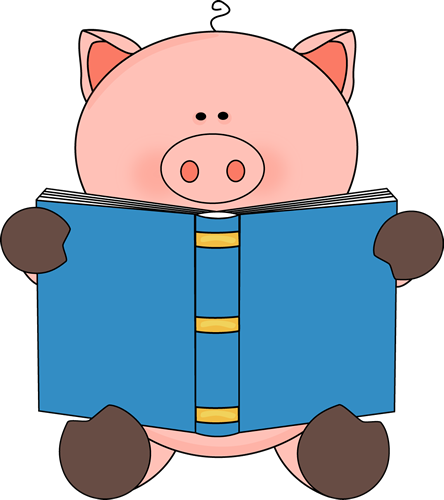 Reading clipart cute