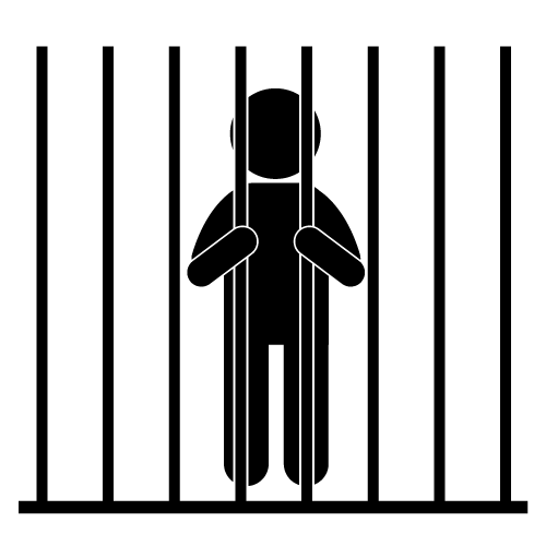 Jail cell bars clipart