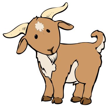 Cartoon Baby Goat
