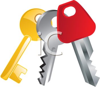 cartoon keys - Clip Art Library