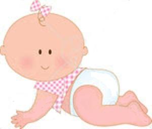 Little girl bow clipart