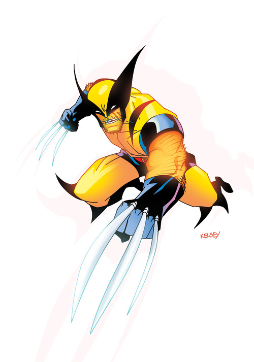 Artistic Wolverine Cliparts