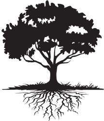 Tree With Roots Silhouette Clip Art Library