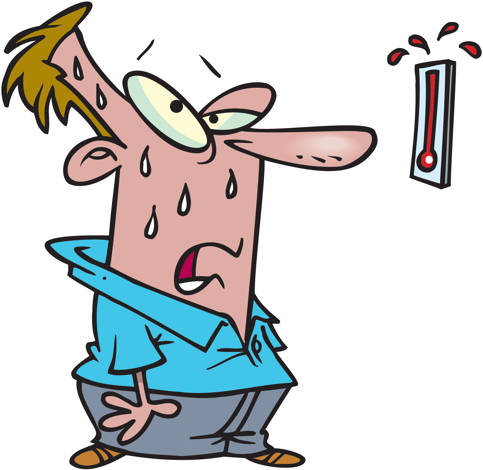Feeling Hot Cliparts