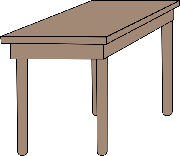 Class Desk Cliparts