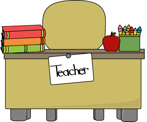 Class Desk Cliparts