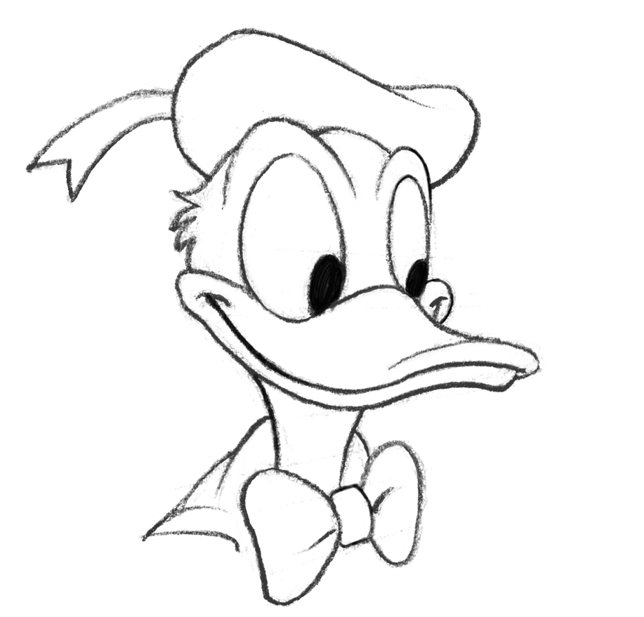 Free Donald Duck Black And White, Download Free Donald Duck Black And White  png images, Free ClipArts on Clipart Library