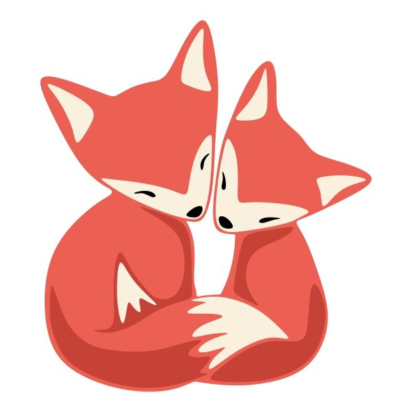Mom And Baby Fox Clipart Clip Art Library