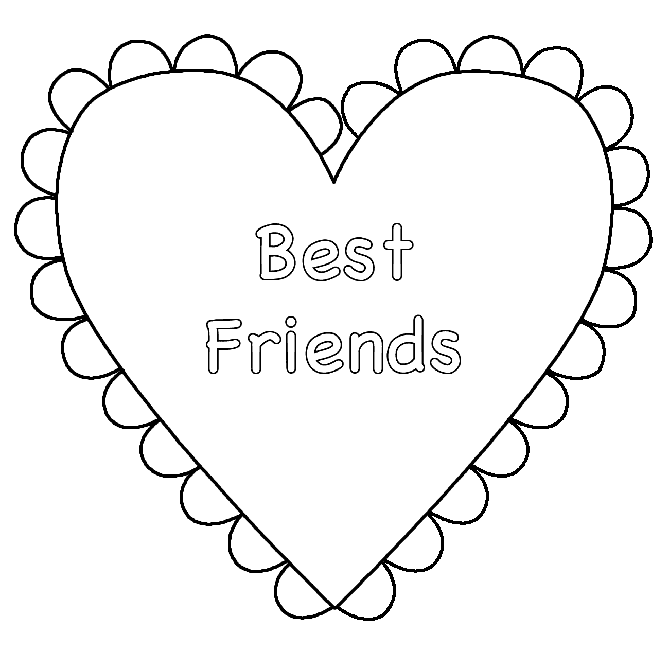 Free Bff Heart Cliparts Download Free Bff Heart Cliparts Png Images 