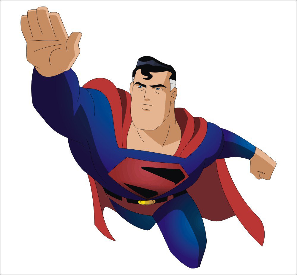 Superman Flying Pose' Sticker | Spreadshirt