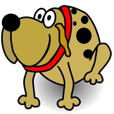 Fat Dog Cliparts