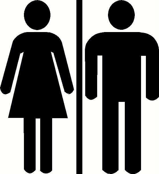 Male Bathroom Sign