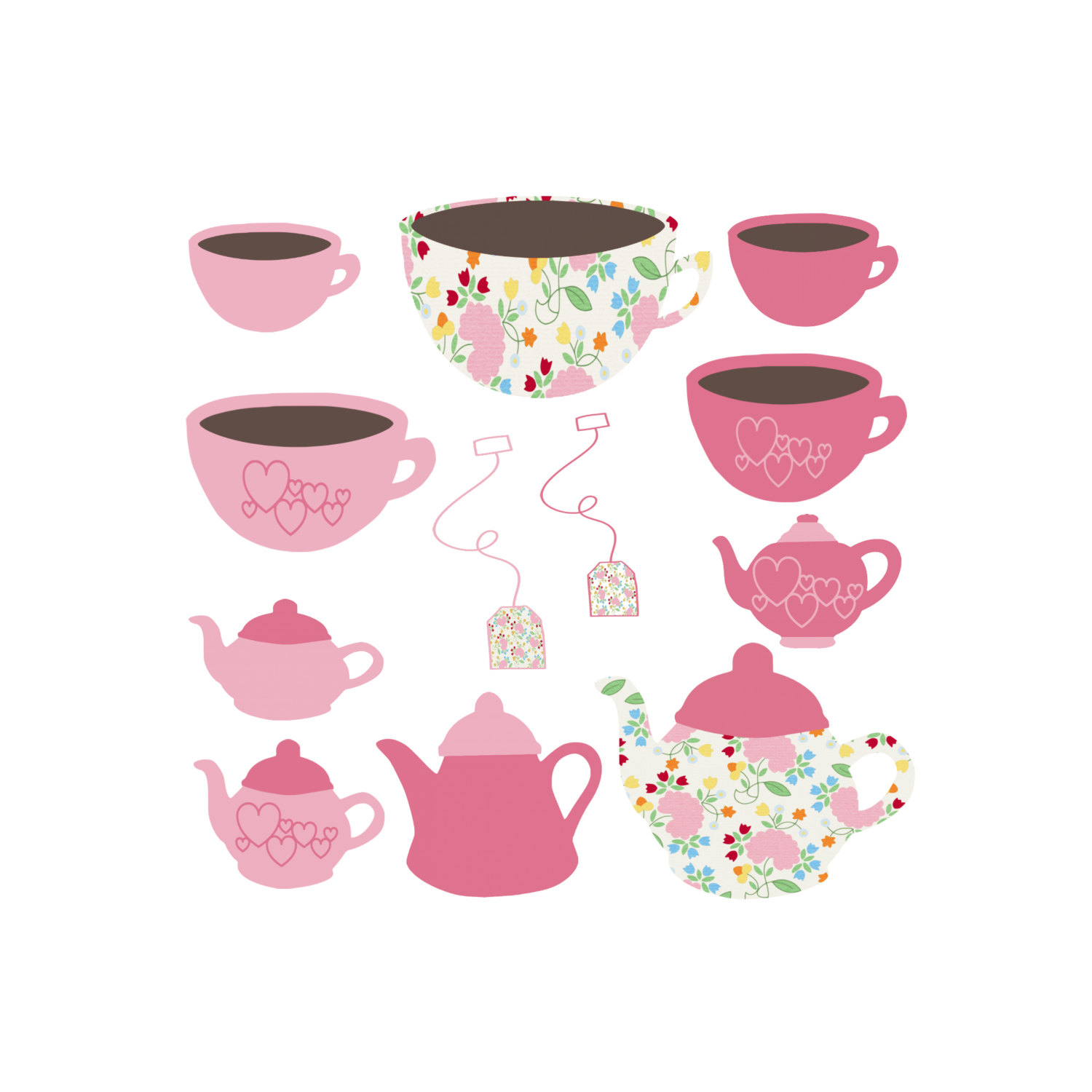 Cute Teacup Cliparts Add Some Charm To Your Designs